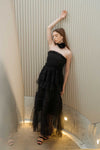 Davernial Tulle Gown (Black)