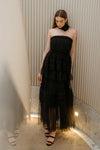 Davernial Tulle Gown (Black)