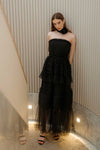 Davernial Tulle Gown (Black)