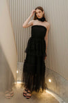 Davernial Tulle Gown (Black)