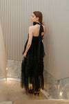 Davernial Tulle Gown (Black)