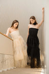 Davernial Tulle Gown (Cream)