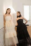 Davernial Tulle Gown (Black)