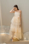 Davernial Tulle Gown (Cream)