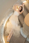 Davernial Tulle Gown (Cream)