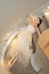 Davernial Tulle Gown (Cream)