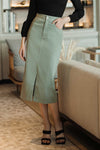 Dasiq Skirt (Dull Green)