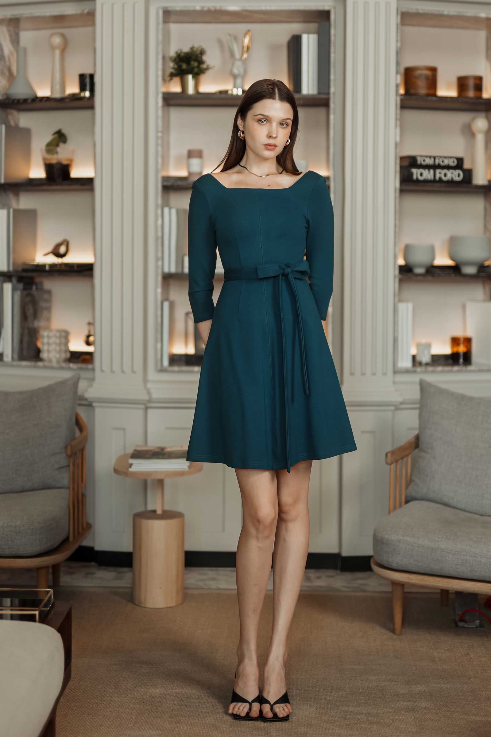 Dofine Dress (Teal)