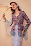 Velvet Kebaya Top