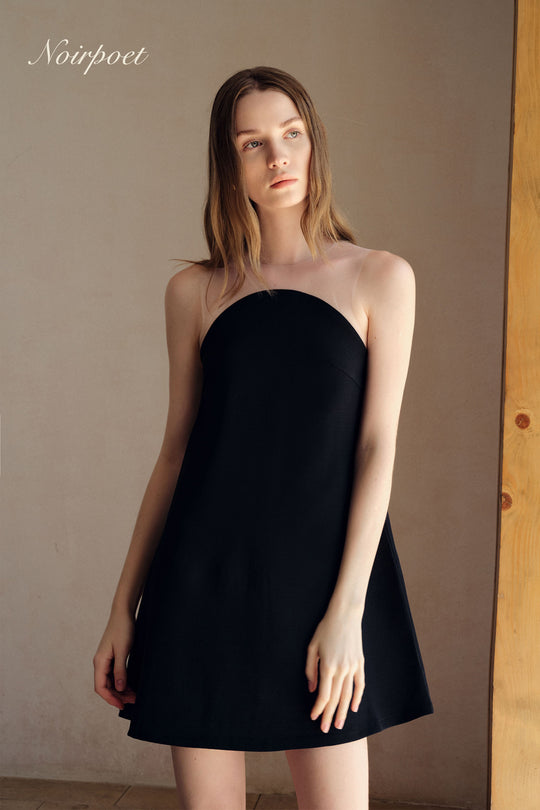 Luna Shift Dress (Black)