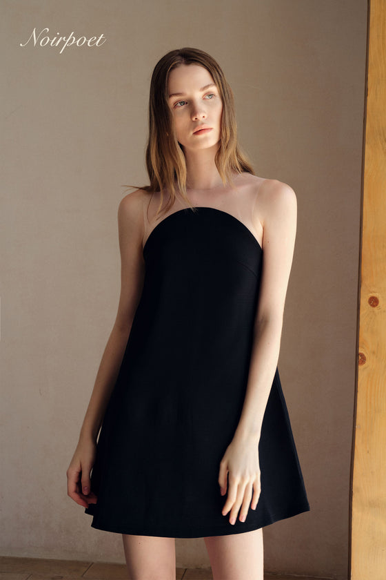 Luna Shift Dress (Black)