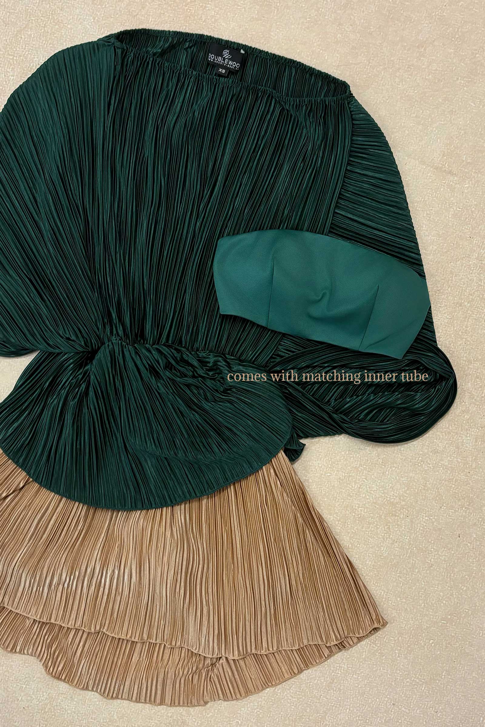 Lunaira Multiway Romper (Green+Brown)