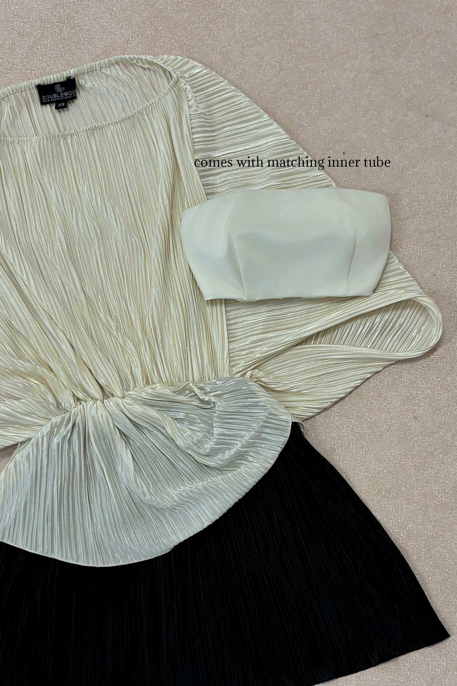 Lunaira Multiway Romper (Pearl+Black)