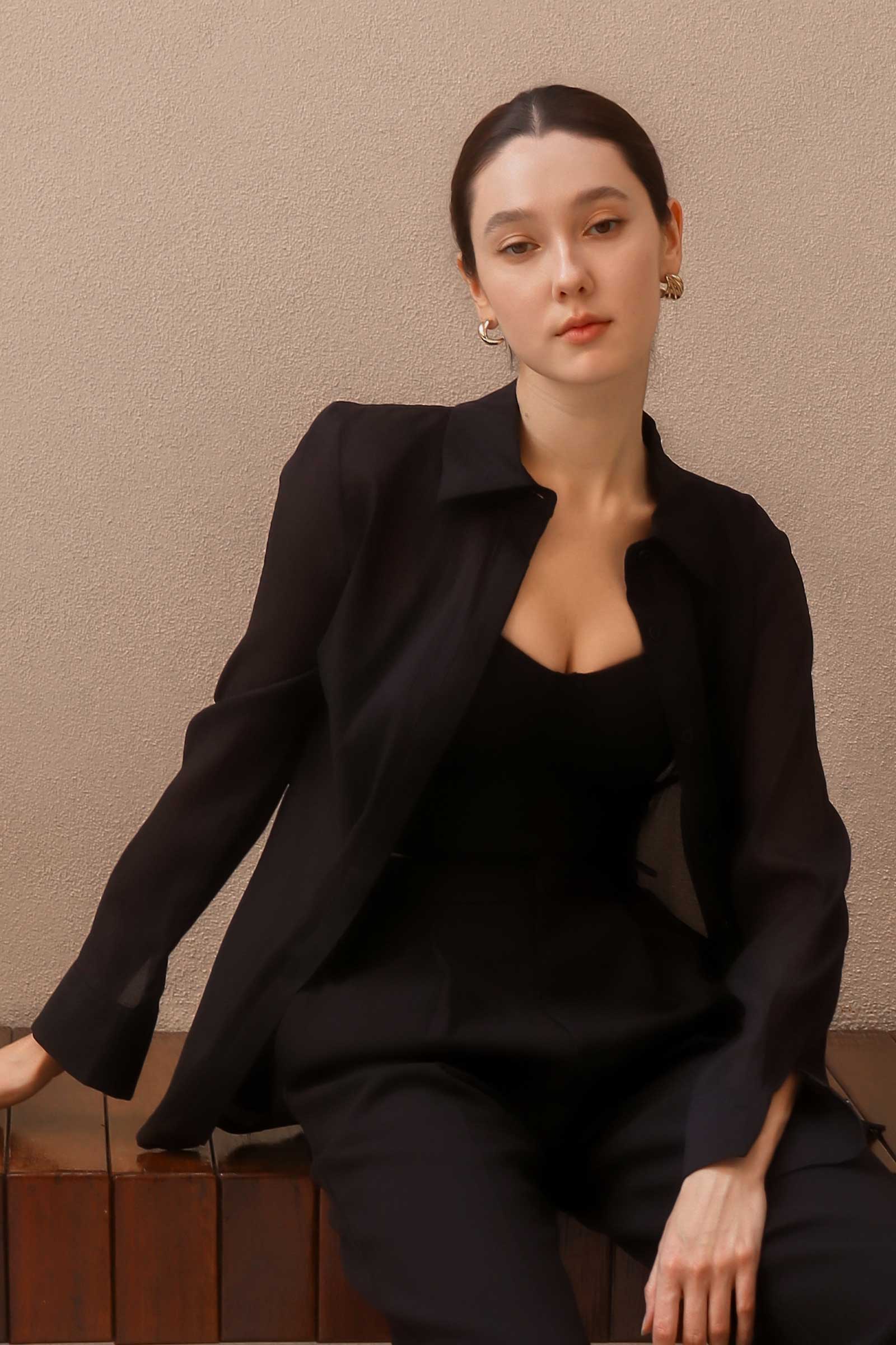 Darnisze Organza Top Set (Black)