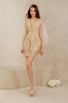 Drealis Padded Dress (Champagne)