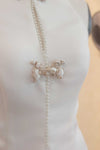 Ivy Qipao Top (White)