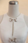 Ivy Qipao Top (White)
