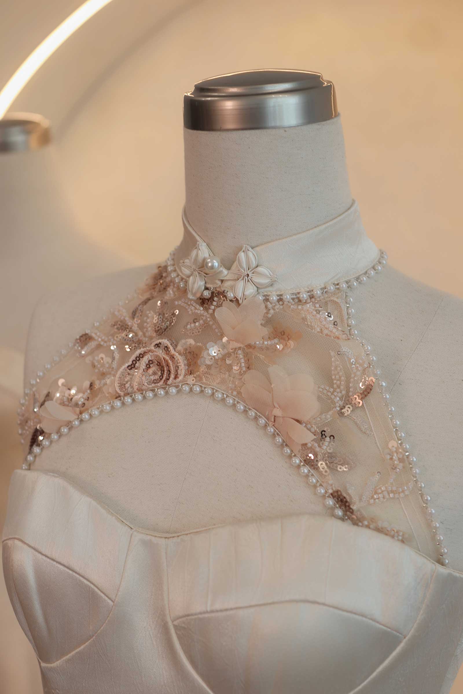 Camelia Dress (Champagne)