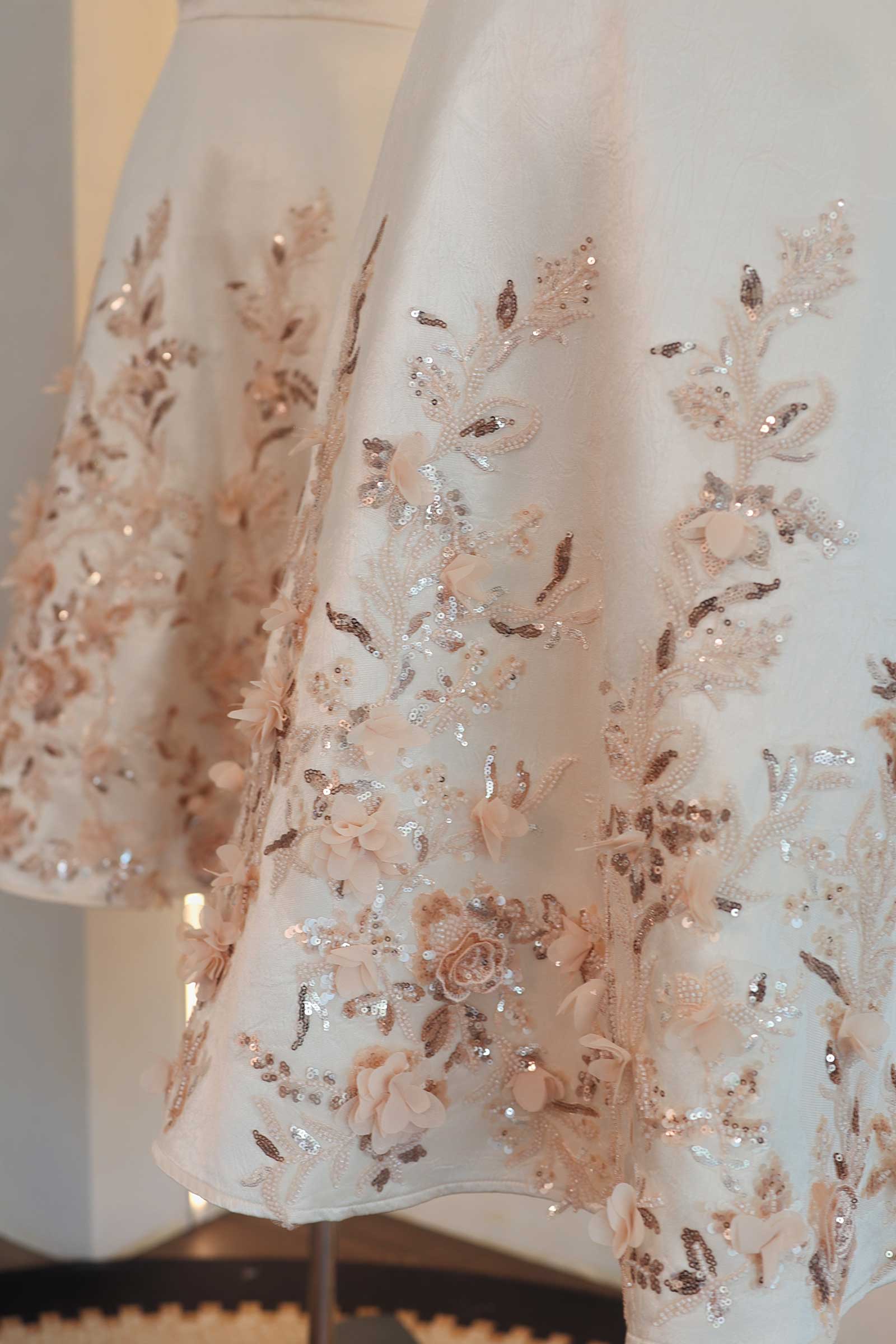 Camelia Dress (Champagne)