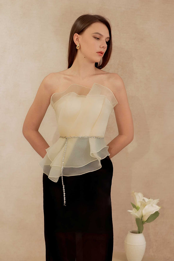 Delancia Padded Dress (Black)