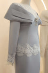 Rembulan Kebaya Top (Blue)