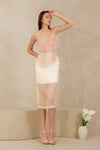 Delancia Padded Dress (Pink)