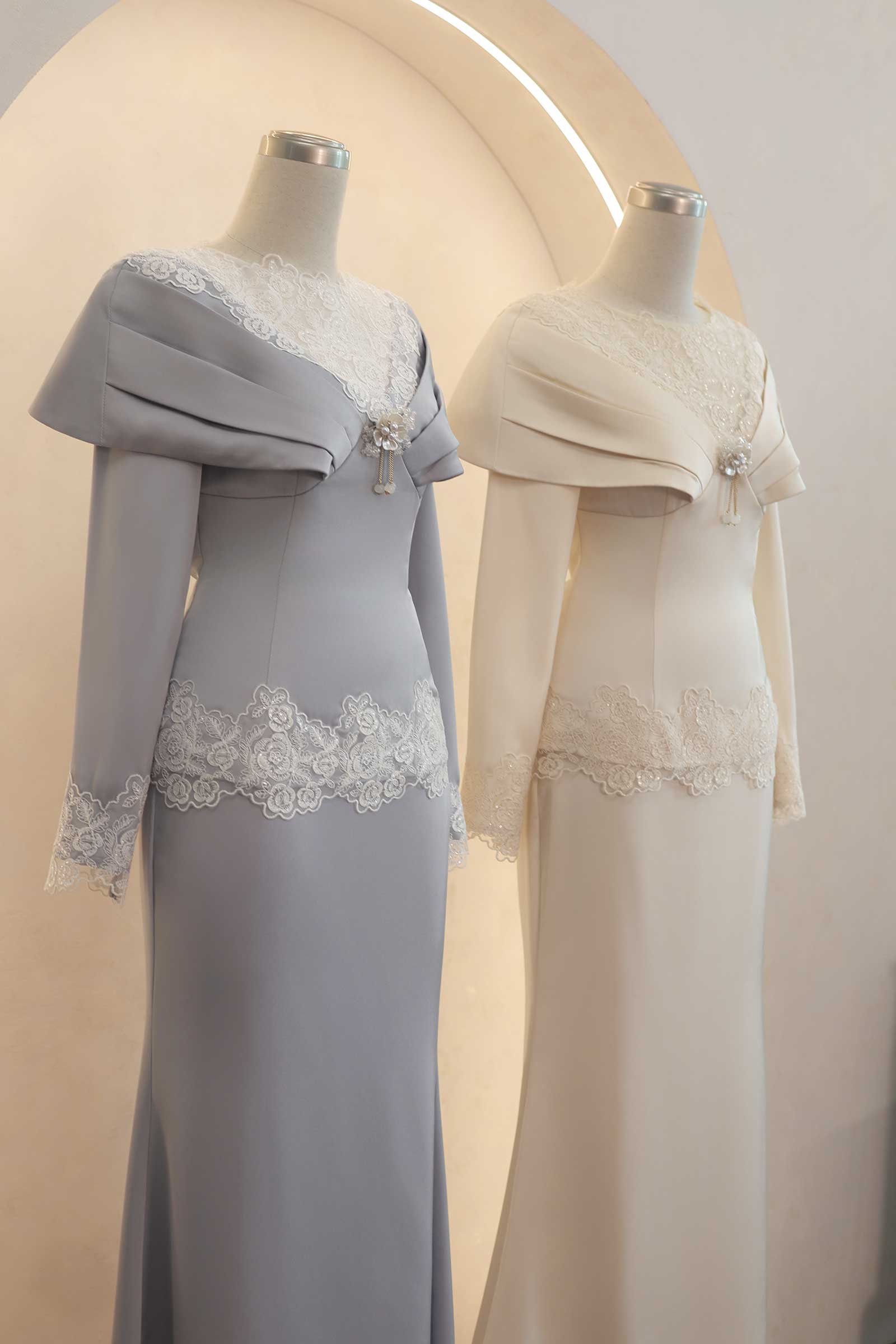 Rembulan Kebaya Top (Blue)