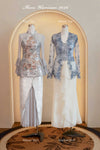 Mawar Kebaya Top (Blue)