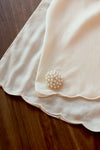 Enchanting Shawls with Brooch (Ivory) (Non Returnable)
