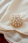 Enchanting Shawls with Brooch (Ivory) (Non Returnable)
