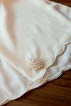 Enchanting Shawls with Brooch (Ivory) (Non Returnable)