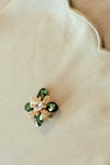 Enchanting Shawls with Brooch (Sage) (Non Returnable)