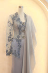 Mawar Shawls (Grey) (Non Returnable)