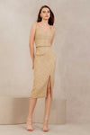 Eclat Tweed Skirt (Champagne)