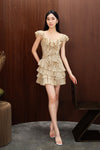 Devoria Ruffle Skort (Cream)