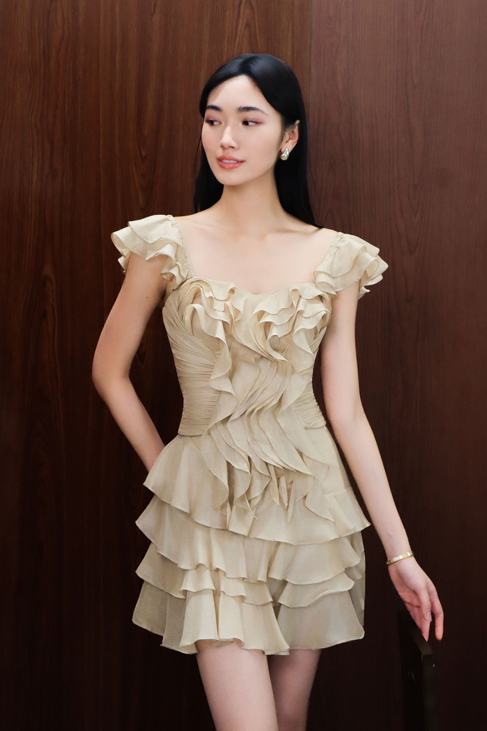 Deliora Convertible Padded Top (Cream)