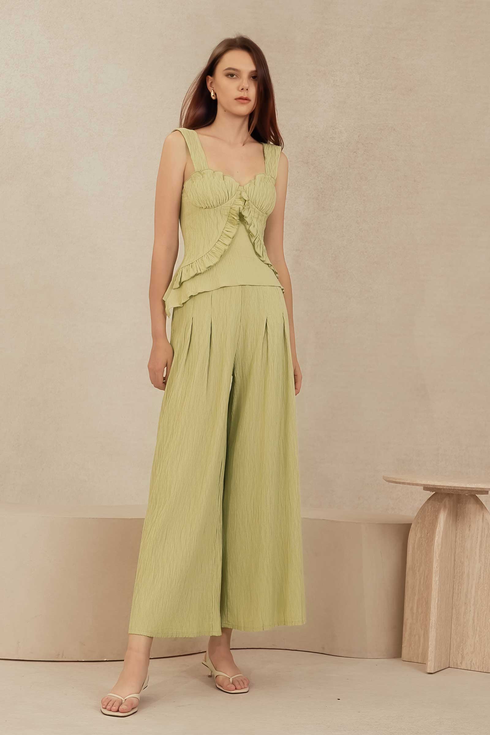 Devrin Padded Top (Sage)