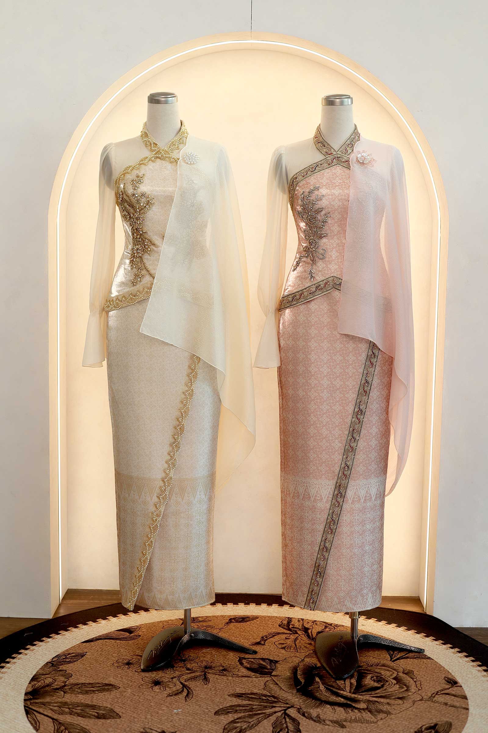 BACKORDER Puteri Skirt (Gold)