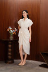 Delsince Shirt Dress (Cream)