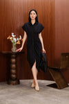 Delsince Shirt Dress (Black)
