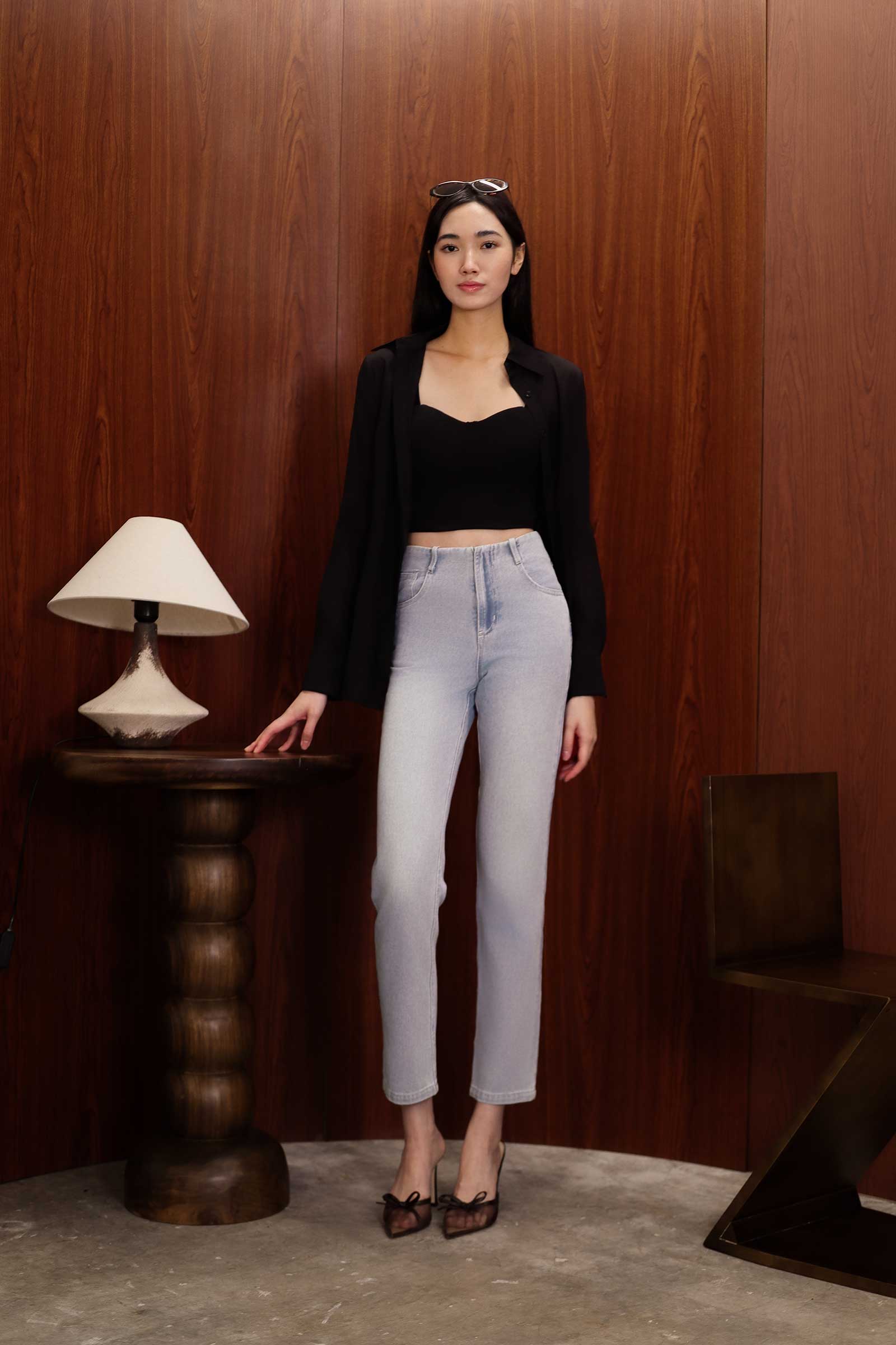 Doniq Denim Pants (Denim)