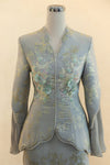 Rosabella Kebaya Top (Celadon Pearl)