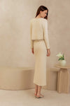 Drenielle Knit Skirt (Cream)