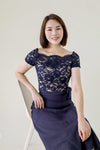 Dashlyrl Lace Top (Navy)