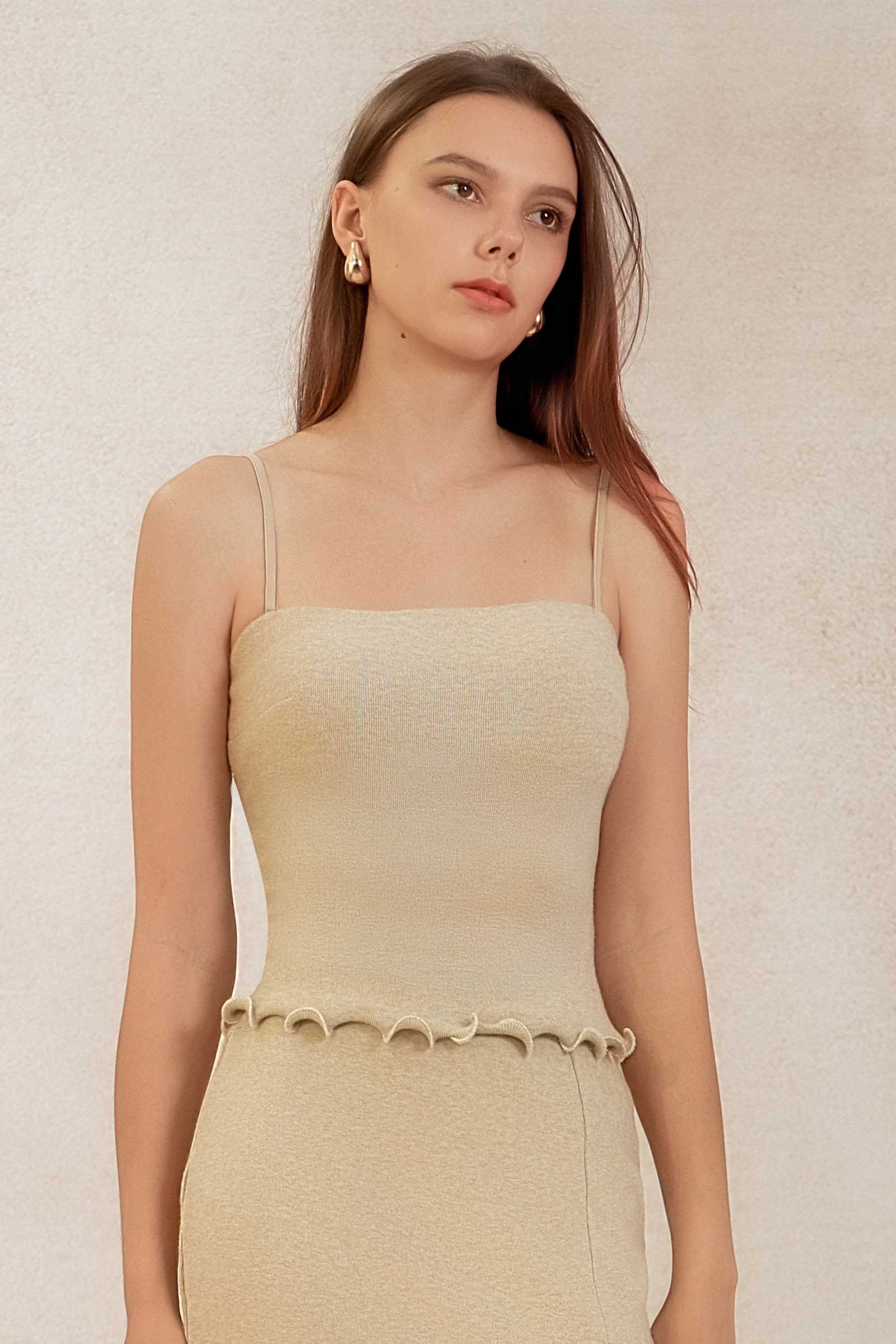 Drenielle Knit Top & Cardi Set (Sage)