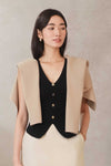 Dasiene Knit Cardigan (Khaki)