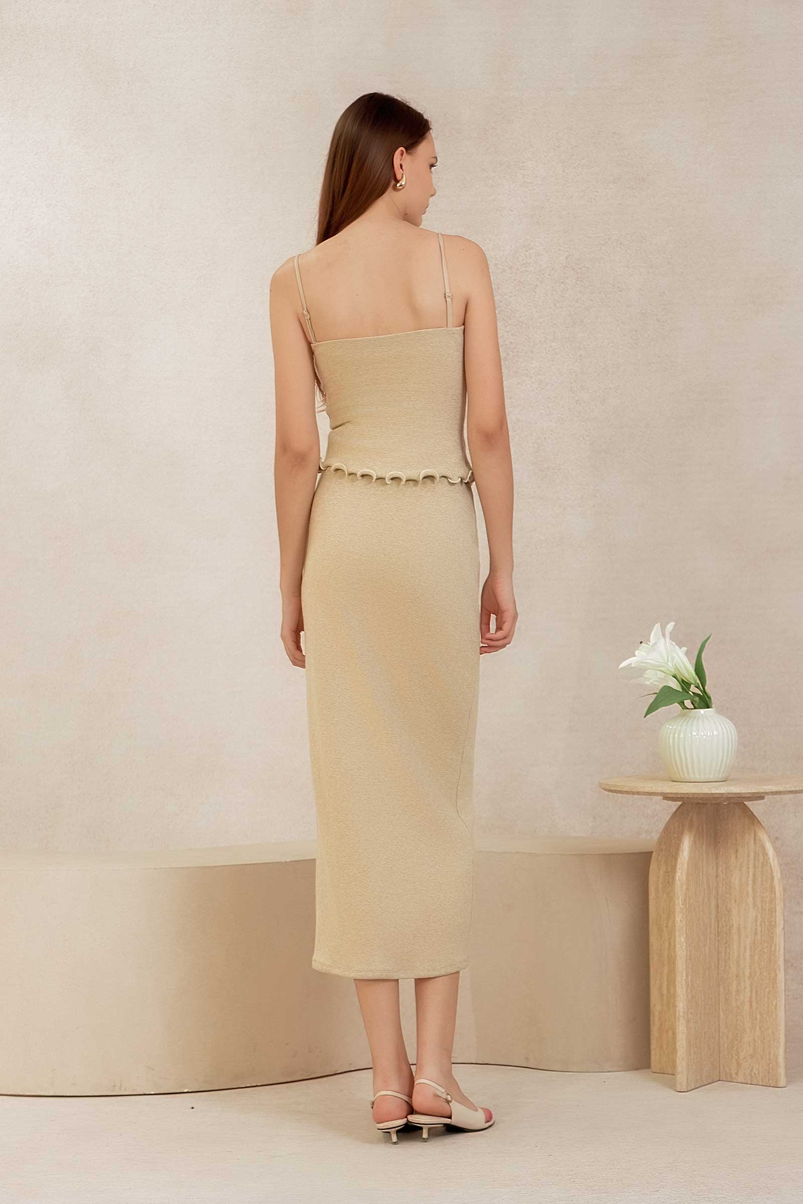 Drenielle Knit Skirt (Sage)