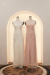 Calystria Silk Organza Dress (Rose)