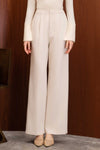 Poise Wide-Leg Trousers (Ivory)
