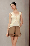 Devrin Padded Top (Cream)